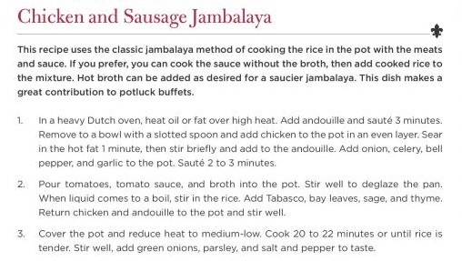 Chicken and sausage jambalaya recipe cooking instructions